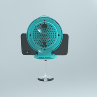 Haut-parleur Bluetooth étanche IP54 pour douche avec support de téléphone à ventouse, appels mains libres, mini haut-parleur portable pour salle de bain