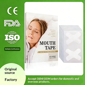 Tiras Adhesivas Bucales para Mejorar la Respiración Nasal y Reducir los Ronquidos, Ayudas para Dormir Hipoalergénicas (49mm*34mm) - Product Image 3