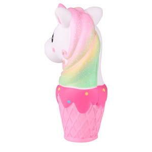 Unicorn Ice Cream <b>Squishy</b> Toy PU Fidget Stress Relief For Kids 5-7 Years Unisex - Product Image 5