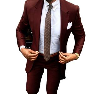 Traje de Hombre Marrón HD141, Últimos Diseños de Chaqueta y Pantalón, Traje Elegante de Corte Entallado, Esmoquin <span class=keywords><strong>para</strong></span> Bodas, Negocios, Fiestas, Chaqueta de Verano + Pantalón, Terno - Product Image 2