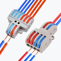Connecteur de fil de connexion rapide terminal de fil bout à bout de couleur de type presse