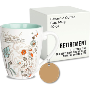 <span class=keywords><strong>Mug</strong></span> à café de <span class=keywords><strong>retraite</strong></span> Pavilion avec inscription « <span class=keywords><strong>Retraite</strong></span>, c'est votre temps, profitez ! », design en céramique, compatible micro-ondes et lave-vaisselle - Product Image 1