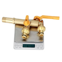 Rastaps XX- 20782 yeni tasarım açık çift dokunun Outlet alüminyum sap pirinç bahçe musluk horoz su dokunun Bibcock