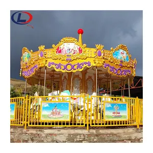 Playground Amusement Game Amusement Equipment Carousel Amusement Park Rides Merry Go Round Horse for sale