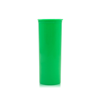 Bouteilles de pilules en plastique transparent colorées, résistantes aux enfants, à couvercle pop-top, pour capsules