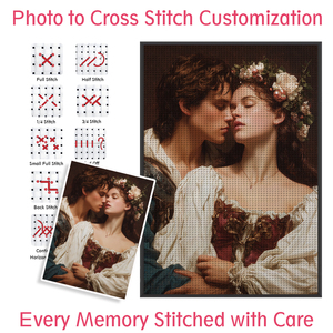 11CT/14CT Cross Stitch Custom Photo Customization, One Piece Dropshipping Embroidery Kit Wholesale 30X40CM/50X70CM