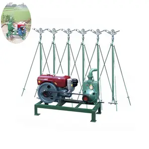 Voyager avec pompe à eau diesel système d'irrigation par aspersion machine agricole