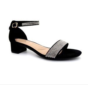 Venta al por mayor Boca de pescado Hebilla Correa Sandalias de gran tamaño Peep-Toe Color sólido Mujeres Sandalias de tacón alto para las mujeres - Product Image 4