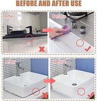 Bailida ruban d'étanchéité étanche PE ruban d'étanchéité décoratif auto-adhésif, utilisé pour évier de cuisine salle de bain baignoire protecteur de bord de sol