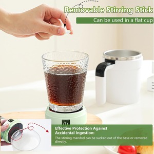 Automatic Magnetic Stirring Coffee <b>Mug</b> Your All-in-One Travel Blender: Leak-Proof Charging Cup For Mixing In Seconds, Anytime - Product Image 3