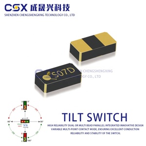 Nhà máy cung cấp hấp dẫn Giá góc nghiêng rung SMD kim loại bóng sốc chuyển vị trí chuyển động cảm biến - Product Image 2