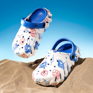 <span class=keywords><strong>Sandales</strong></span> antidérapantes souples pour enfants avec sabots pour enfants pour garçons et filles Sandy Beach inspiré Cartoon Baby Shoes - Product Image 1