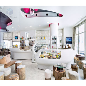 Muebles de restaurante mexicanos de piedra artificial con diseño de restaurante Michelin <span class=keywords><strong>Foodie</strong></span> de gama alta - Product Image 5