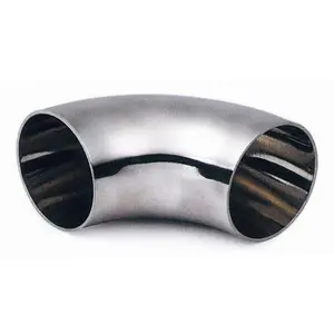 1D 1.5D galvanized 304 stainless steel grade 90 degree deg welding bend elbow connector 3A DIN SMS ISO DS elbow pipe fittings