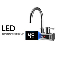 Chauffe-eau instantané pour cuisine et salle de bain, robinet électrique, acier inoxydable 304, robinet électrique instantané mural