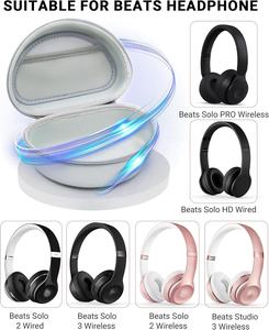 Funda <span class=keywords><strong>para</strong></span> <span class=keywords><strong>auriculares</strong></span> <span class=keywords><strong>Beats</strong></span>-Bolsa de almacenamiento protectora de EVA dura <span class=keywords><strong>para</strong></span> modelos Solo 4/Studio Pro/Studio 3 Over-Ear (incluye bolsa de <span class=keywords><strong>cable</strong></span>) - Product Image 3