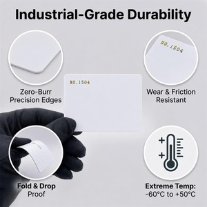Cartes PVC blanches vierges imprimables, cartes PVC blanches simples, papier cartonné blanc pour l'impression d'identités, la fabrication <span class=keywords><strong>de</strong></span> cartes cadeaux et <span class=keywords><strong>de</strong></span> cartes <span class=keywords><strong>de</strong></span> membre - Product Image 2