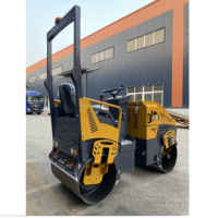 Petite Compacteuse à Rouleaux - Rouleau Compacteur Premium pour Chantiers de Construction et Aménagement Paysager