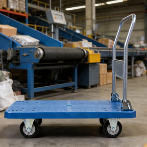 Carretilla de Plataforma Resistente de Fábrica al por Mayor, Carro de Carga Plegable con Ruedas, Capacidad de Carga de 300 kg, Soporte OEM - Product Image 5