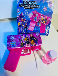 Vente en gros de machines à bulles KPOP Demon Hunters, jouets à bulles pour enfants en plein air, souffleur automatique, pistolet à bulles en <span class=keywords><strong>plastique</strong></span> PP - Product Image 2