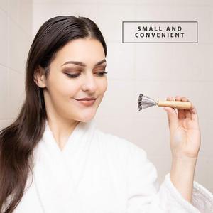 I capelli all'ingrosso della maniglia di legno rimuovono il pulitore dell'artiglio della spazzola per i capelli del pettine per la pulizia del bagno della <span class=keywords><strong>casa</strong></span> - Product Image 3