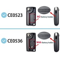 Coque de clé de voiture télécommande pliable pour Citroën C2 C3 C4 C5 C6 Xsara Berlingo et Peugeot 207 307 308 407 607 807 HU83 VA2 CE0536 CE0523
