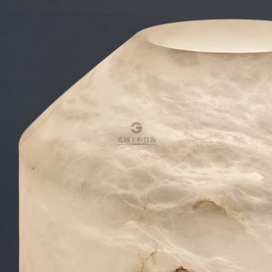 Marble Table <b>Lamp</b> H430mm 290mm <b>Led</b> <b>Light</b> Source E27 Switch Control Study Room Lighting - Product Image 2
