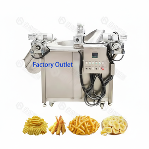 Friteuse électrique semi-automatique à petite échelle multifonctionnelle pour poulet plantain Cheetos Snack Food - Product Image 1