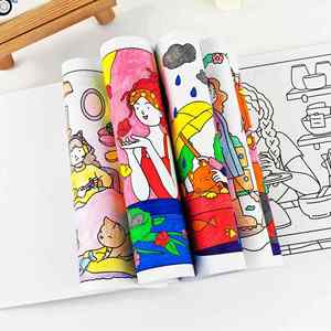 Libro de Colorear para Niñas y Adolescentes, Regalo Perfecto, con Dibujos Bonitos y Acogedores de Momentos de la Vida Cotidiana - Product Image 5