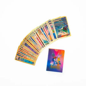 Prix de gros <span class=keywords><strong>en</strong></span> vrac sur des cartes Pokémon TCG scellées <span class=keywords><strong>en</strong></span> usine, collection de 55 cartes VMAX holographiques 3D dorées <span class=keywords><strong>en</strong></span> boîte plastique pour lot - Product Image 6