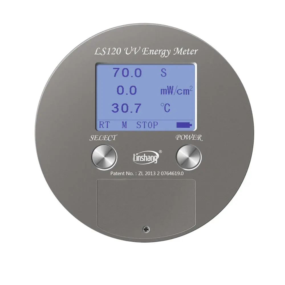 LS120 Uv Energie Meter Vervangen Uv Integrator Voor 365nm Uva Hogedrukkwiklamp Met Power En Temperatuur Curve