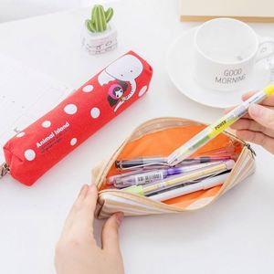 Wholesale Low Moq Digital Printing Kids Pencil Case/Pouch Cotton <b>Canvas</b> Zipper Custom Bv-Pc05 - Product Image 2