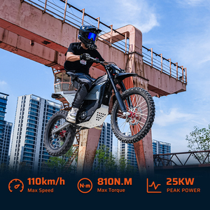 Nueva Bicicleta Eléctrica Todoterreno sin Escobillas de la UE, 91.5 kg de Peso, 25 kW, 72 V, 60 Ah, Carga Rápida de 2.5 h, Alta Potencia - Product Image 4