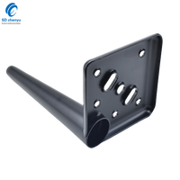 Vente en gros de petits pieds de meubles de canapé en métal noir mat de 170mm pour table