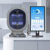 Analyseur de peau facial 3D AI professionnel X5 Pro avec détection des yeux, analyse de l'acné et des rides pour usage clinique