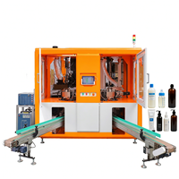 Nueva Máquina de Serigrafía UV de Alta Velocidad para Botellas de Vidrio Cilíndricas, con Servo CNC de 2 Colores, para Envases de Crema y Cosméticos