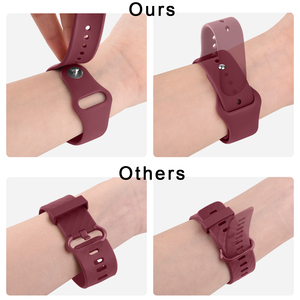 Silicone ban nhạc đồng hồ tương thích với Fitbit Versa 2/Versa/Fitbit Lite Smartwatch thay thế vòng đeo tay thể thao không thấm nước Watchband - Product Image 3