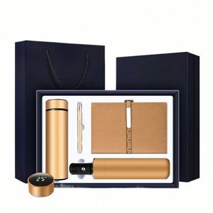 Set de Regalo Corporativo Ejecutivo VIP de Lujo para Médicos, con Logotipo Personalizado, Libreta de Cuero PU A5, Tarjetero y Bolígrafo 4 en 1 - Product Image 2