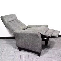 Luxuriöser Relaxsessel mit hoher Rückenlehne, Lendenwirbelstütze und elektrischer Verstellung – Stoffbezug für Wohnzimmer und Gewerbeprojekte