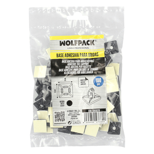 Base Adesiva per Fascette Stringicavo 19x19 mm. Nero. Confezione da 100 Unità - Product Image 5