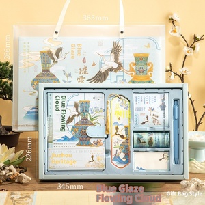 Set Regalo di Quaderni Commemorativi di Viaggio di Alto Valore in Stile Cartone Animato con Adesivi Creativi Dorati, Regalo <span class=keywords><strong>per</strong></span> Ragazze - Product Image 4