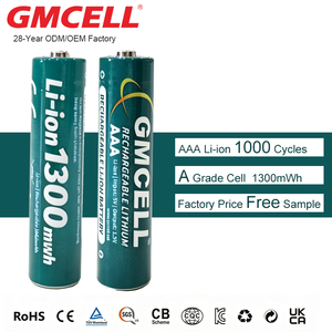 Baterías Recargables de Iones de Litio AAA de 1.5V al por Mayor, Baterías Cilíndricas de Iones de Litio USB, 1000 Ciclos, Batería de Ni-Mh de 1.2V para Juguetes - Product Image 1