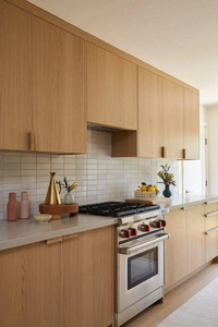Vermonhouzz Armadio su Misura in Rovere Chiaro Resistente all'Umidità Collezione 2026 con Bordo Impermeabile per Cucine in Zone Umide - Product Image 4
