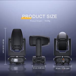 Sheled Led 3in1 300w sahne ışıkları ışın 300 işın ve spot & yıkama gökkuşağı renk hareketli kafa nokta Led siyah çerçeve kulübü bar düğün ışıkları - Product Image 2