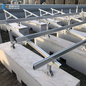 โครงสร้างการติดตั้งพื้นระบบติดตามแผงโซลาร์อโนไดซ์สำหรับใช้ในเชิงพาณิชย์ - Product Image 1