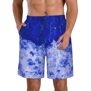 Customized Size <b>Knee</b> Length Shorts For Men Drawstring Waist <b>High</b> Quality Summer Outdoor Wear Beach Shorts In Wholesale Price - Product Image 3