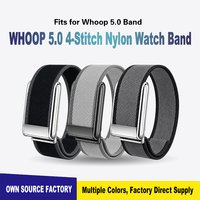 Bracelet de montre en nylon tissé texturé Whoop 5.0 avec boucle à anneau unique, bracelet intelligent sportif, largeur de bande : aucune, fabriqué en Chine