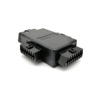 Conector Macho OBD2 OBD II J196 con Adaptador de 3 Conectores Hembra, Lector de Códigos con 1 Año de Garantía