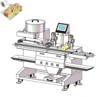 Machine à saupoudrer automatique de noix et de fromage ADMF, distributeur commercial de garnitures pour pain sandwich, équipement de boulangerie en acier inoxydable