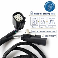 Harnais de câblage électronique personnalisé Tyco Electronics pour vélo électrique